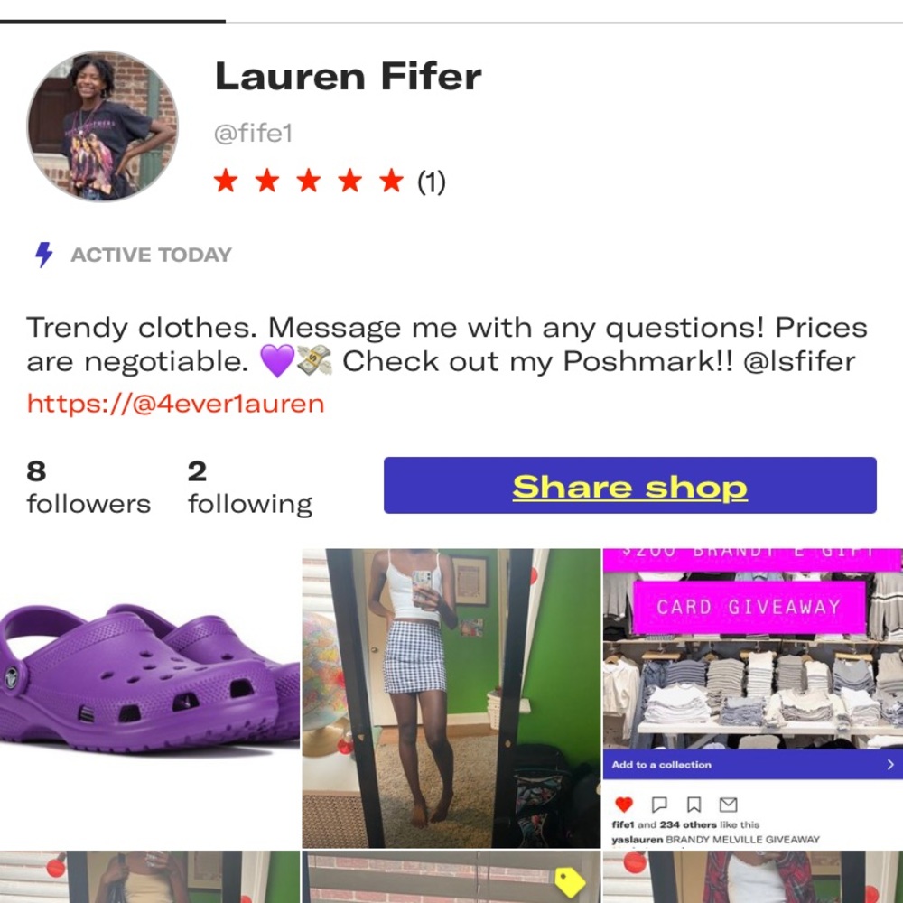 Meet your Posher, Lauren